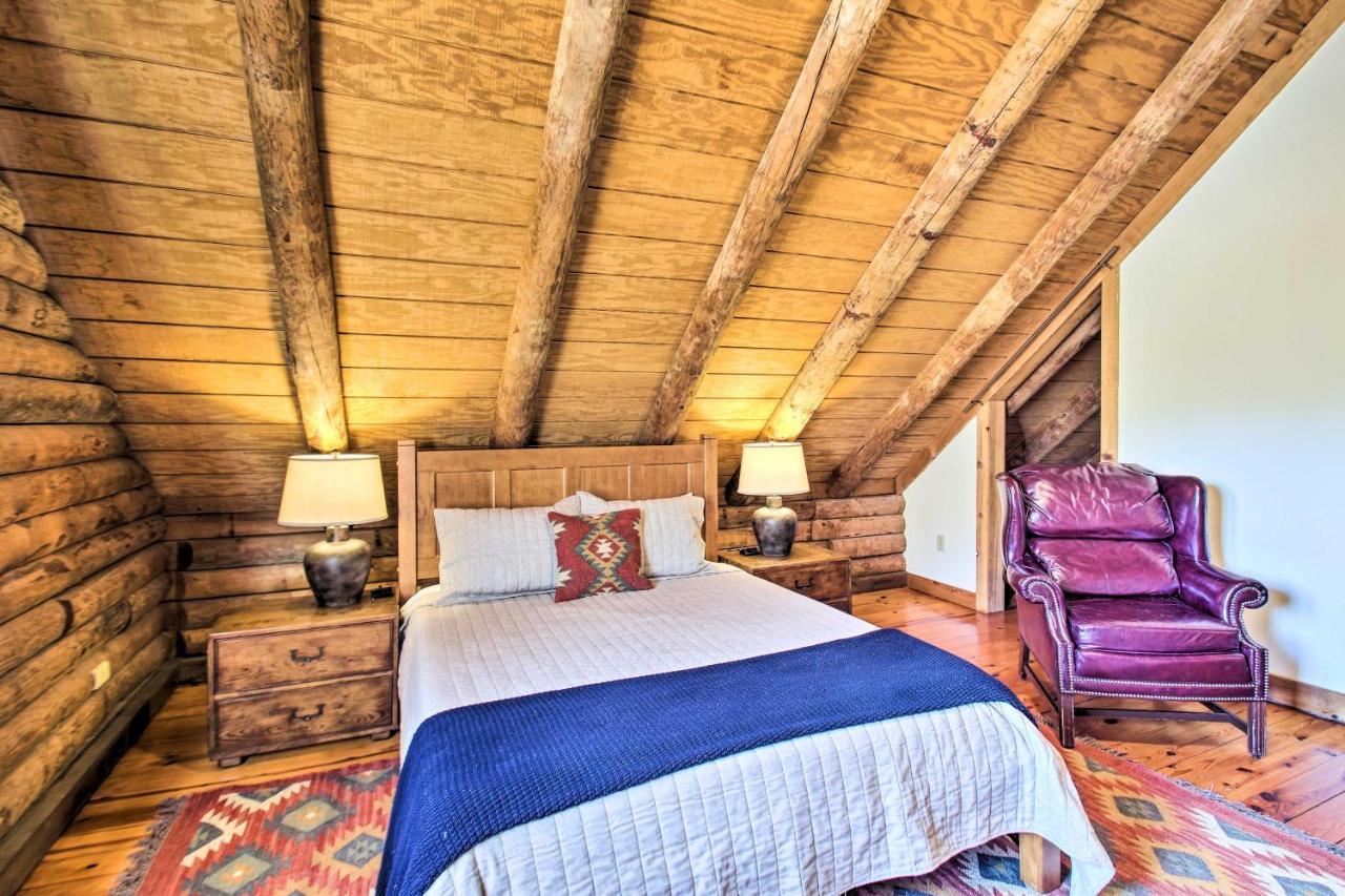 Cozy Log Cabin Getaway With Fire Pit And 3 Acres! Ruckersville Exteriör bild