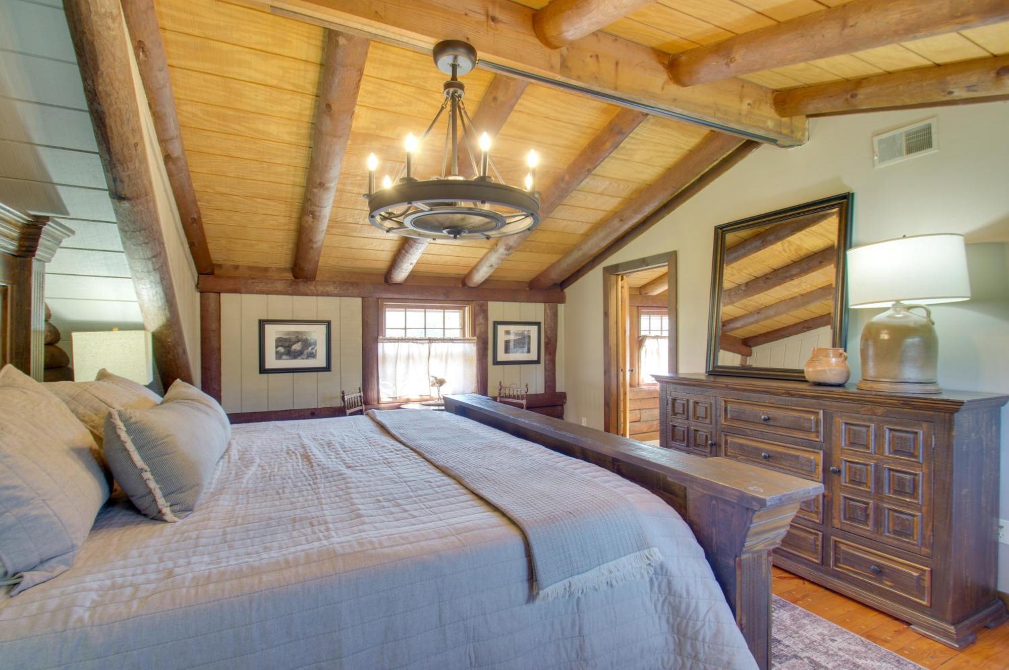 Cozy Log Cabin Getaway With Fire Pit And 3 Acres! Ruckersville Exteriör bild