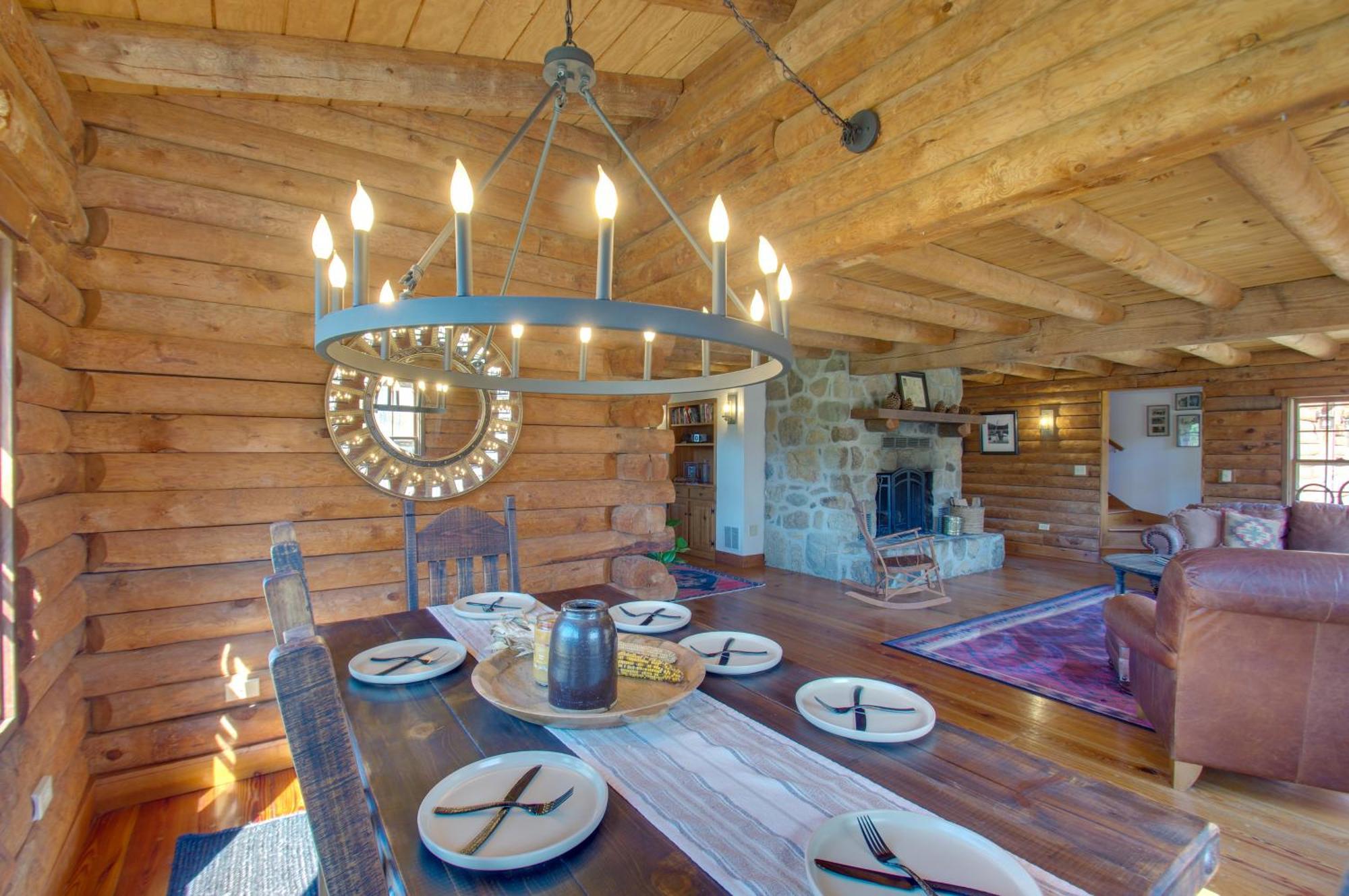 Cozy Log Cabin Getaway With Fire Pit And 3 Acres! Ruckersville Exteriör bild